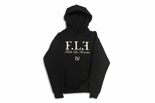F.L.H Hoodie with white background